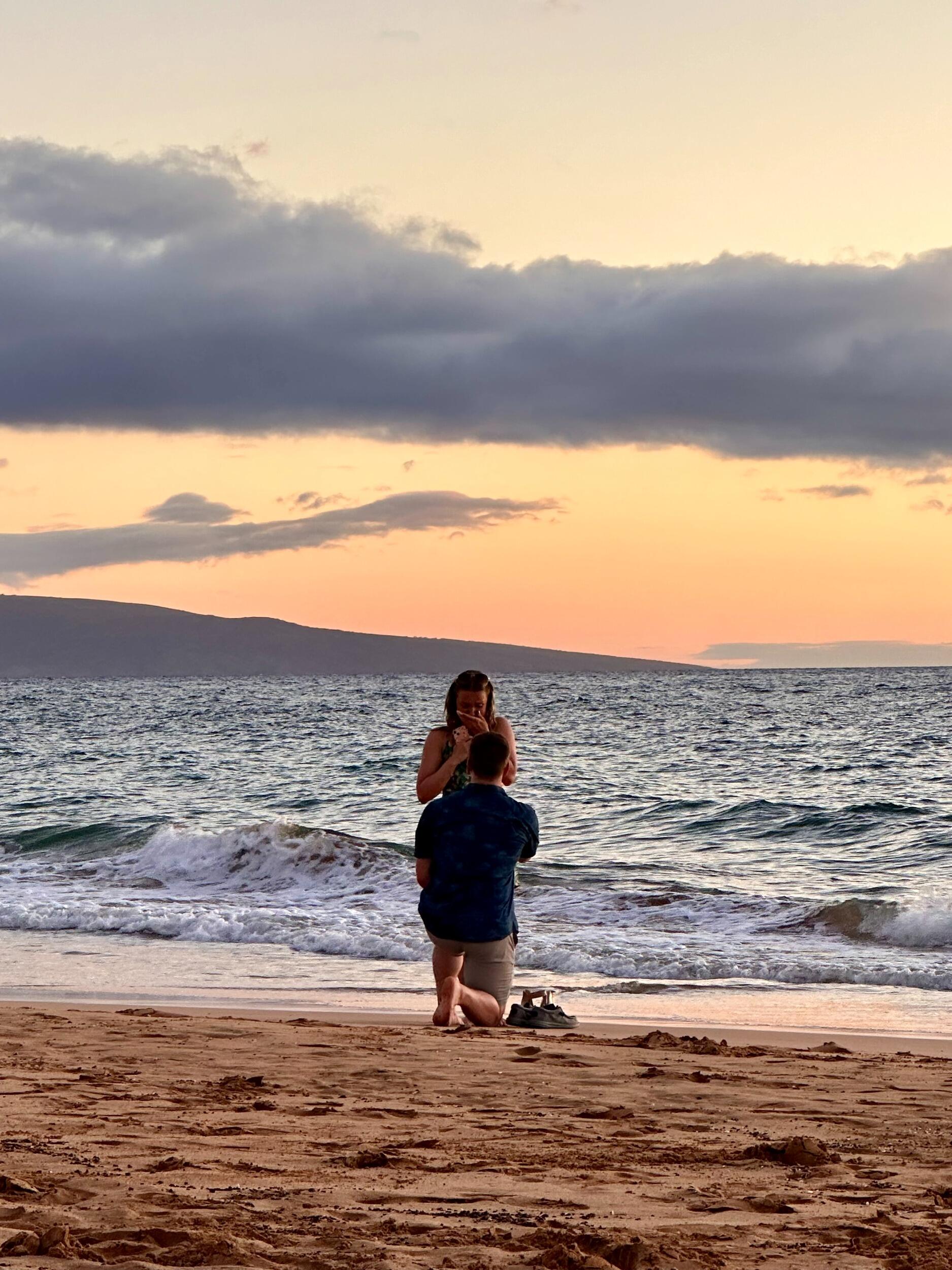 Surprise Proposal in Maui