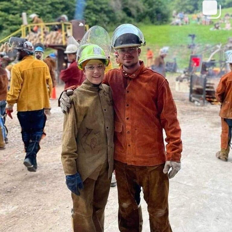 In July 2023 we went back to Sculpture Trails as artists. This is last photo taken of us as "boyfriend and girlfriend"