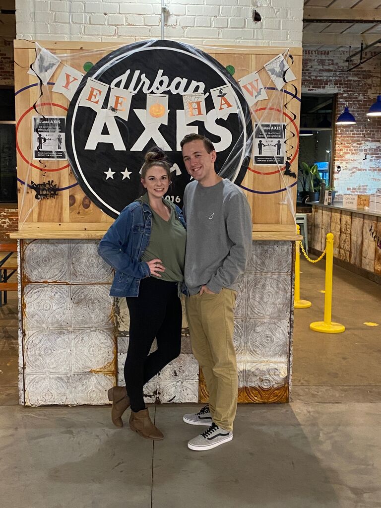 First time axe throwing