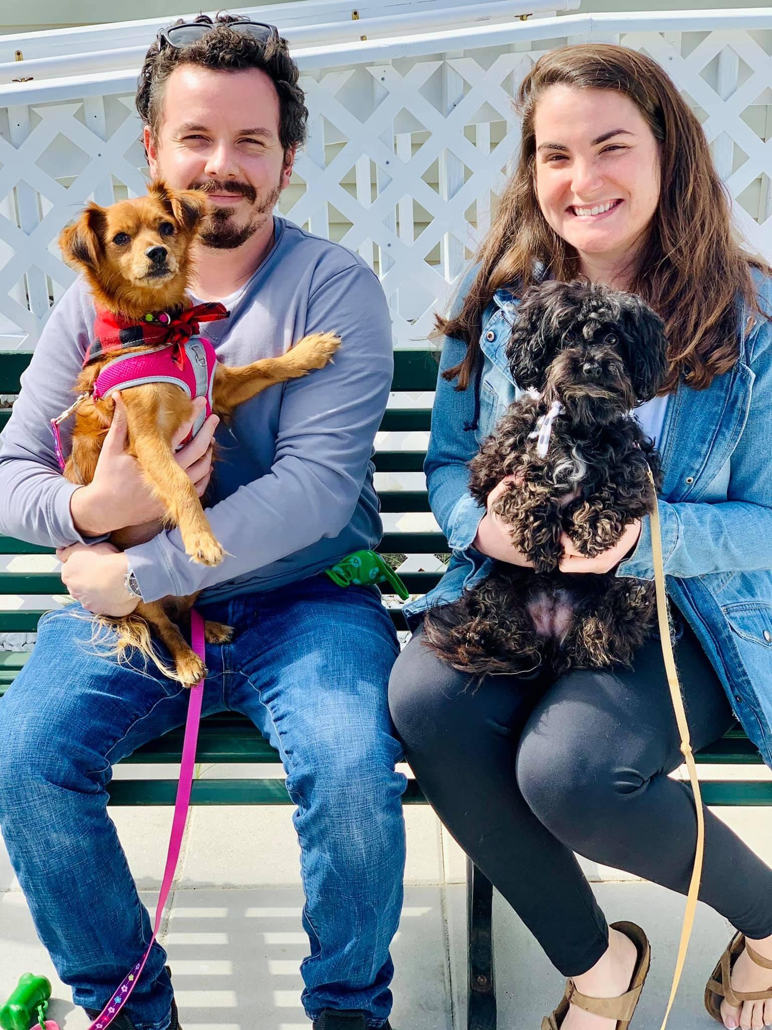 Adoption day for Portia! Officially parents of two rescued fur babies :)