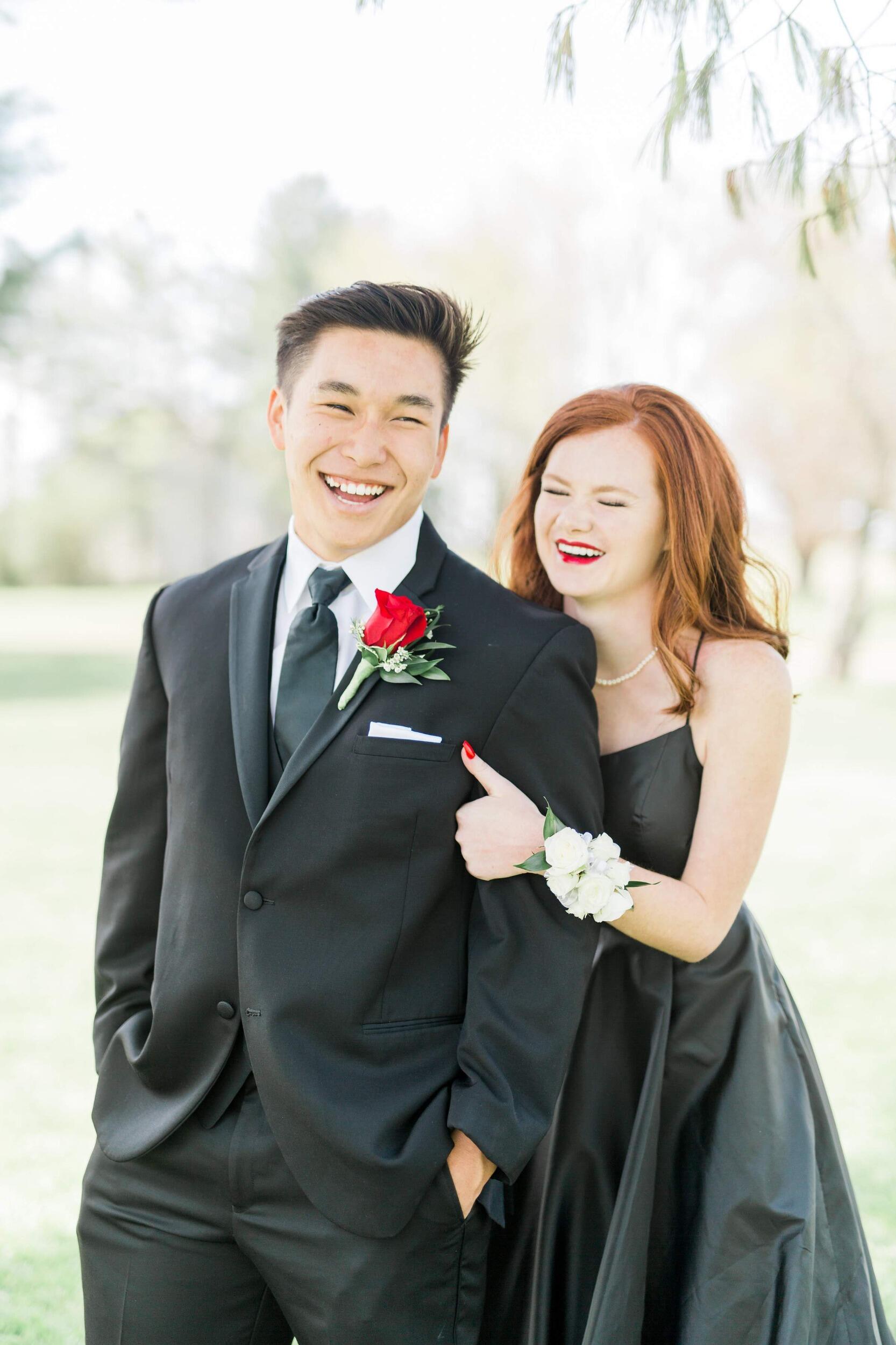 Our first prom together junior year! Making Malone's a tradition. 