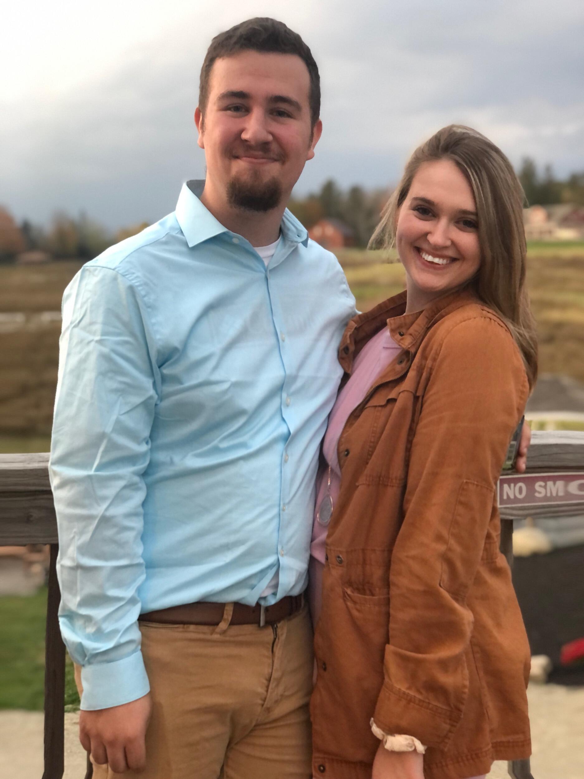 Attending their first wedding together!