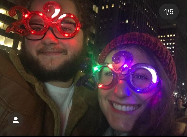 For new years 2020, we went to New York City together and saw the ball drop in Times Square. 