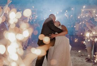 These Childhood Sweethearts Tied the Knot in a Colorful, Industrial-Style  Wedding in South Carolina