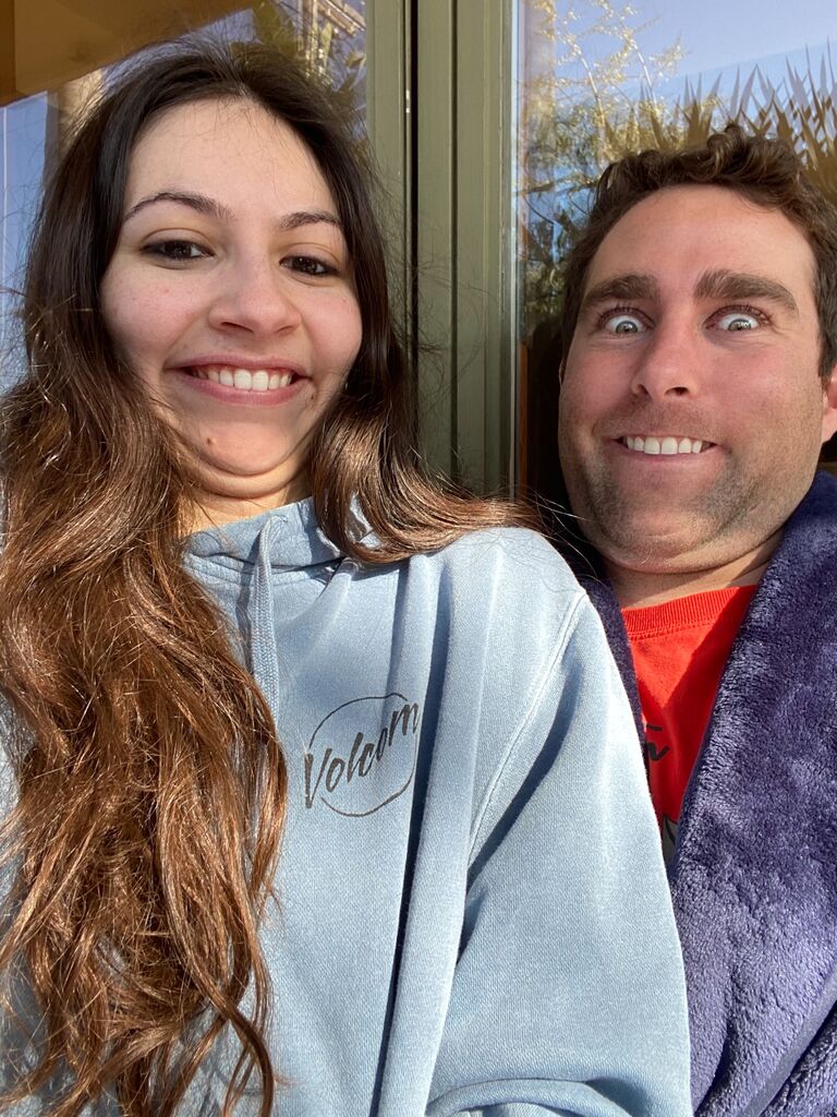 We got pretty comfortable around each other...