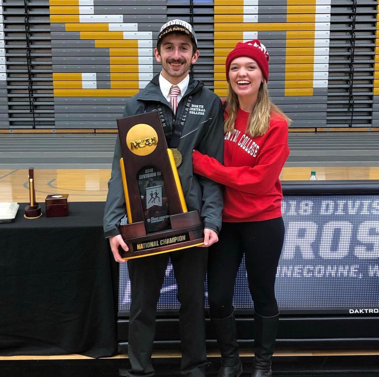 Chris was part of North Central College National Championship of Cross Country in 2018.