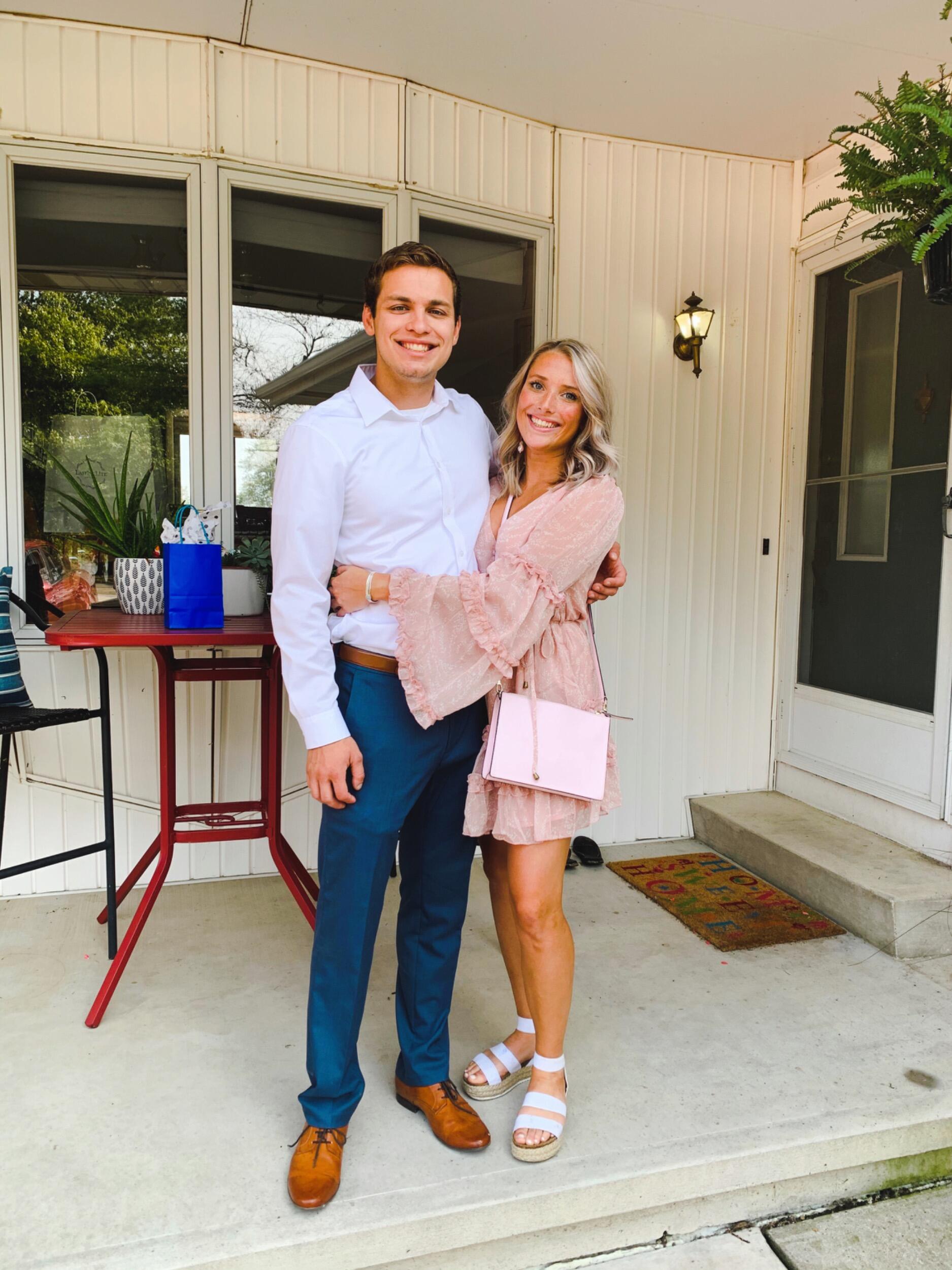 We started dating in the summer of 2020 while living in Fort Wayne, IN. I was about to graduate nursing school and had plans to move, so we had no idea where our relationship would go.