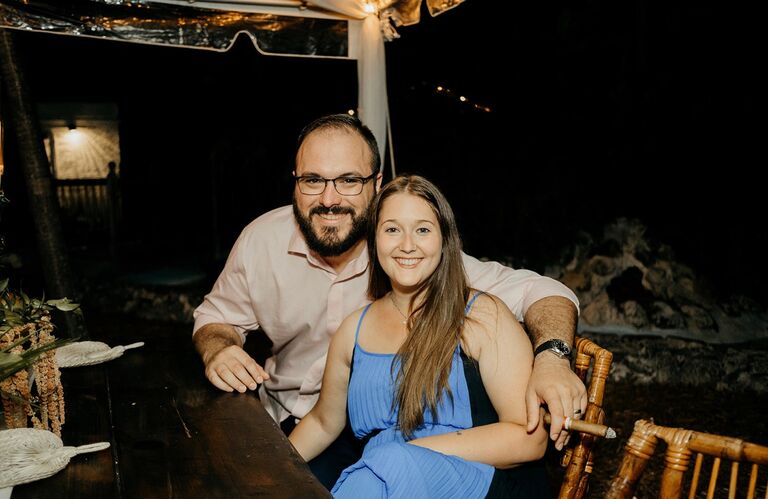 Au mariage de nos amis Ashley et Wes à Key West
