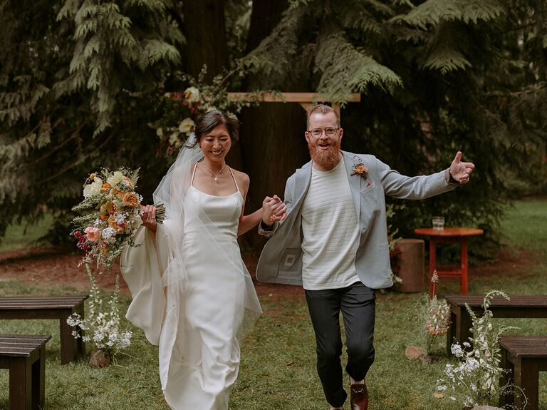 the writer joyce chen and her husband on their wedding day in seattle intercultural wedding