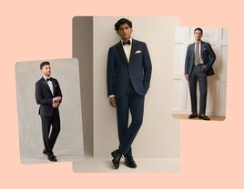 Collage of three people wearing suits 
