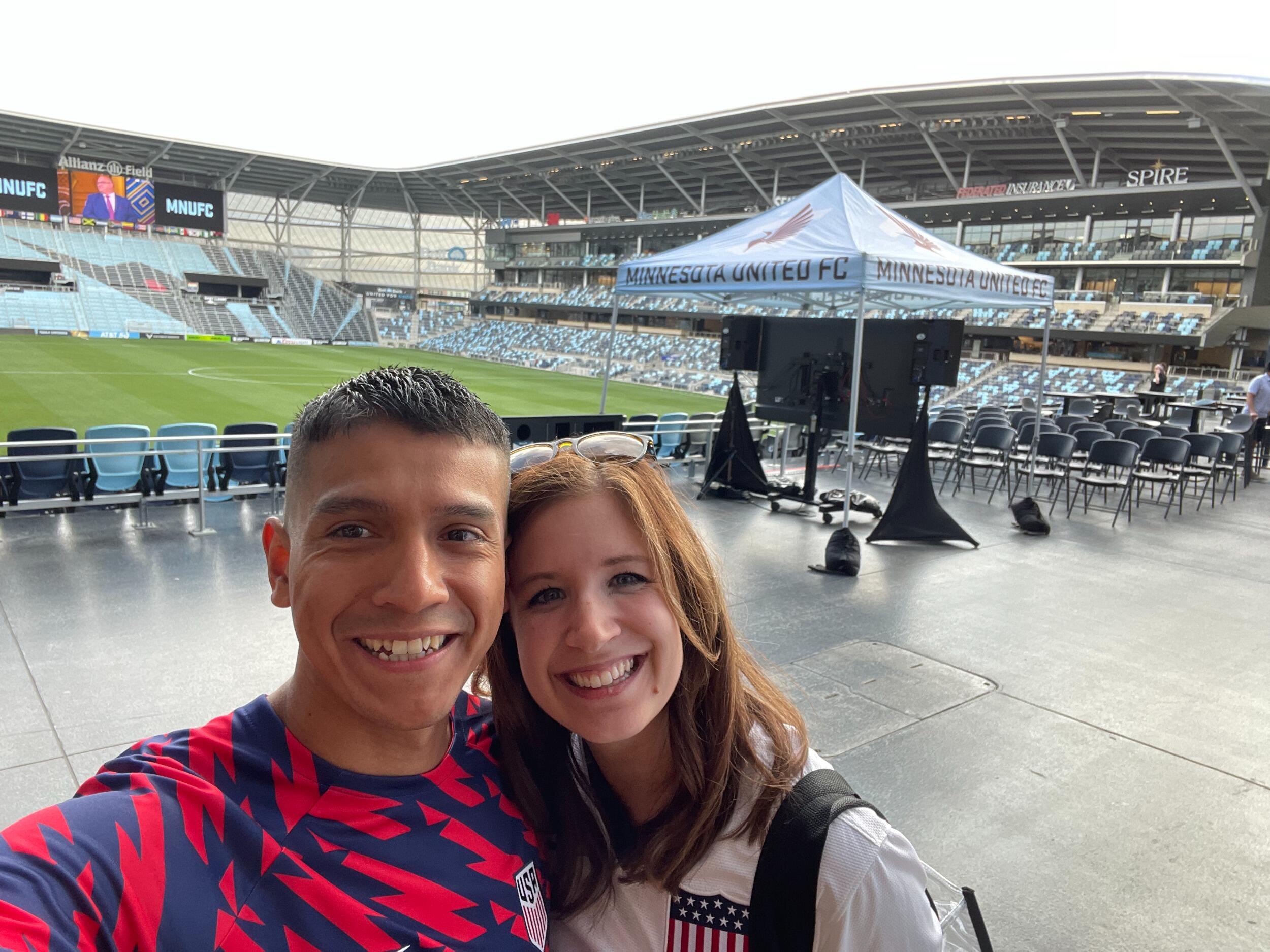 USWNT watch party at Allianz Field, St. Paul ⚽️ 