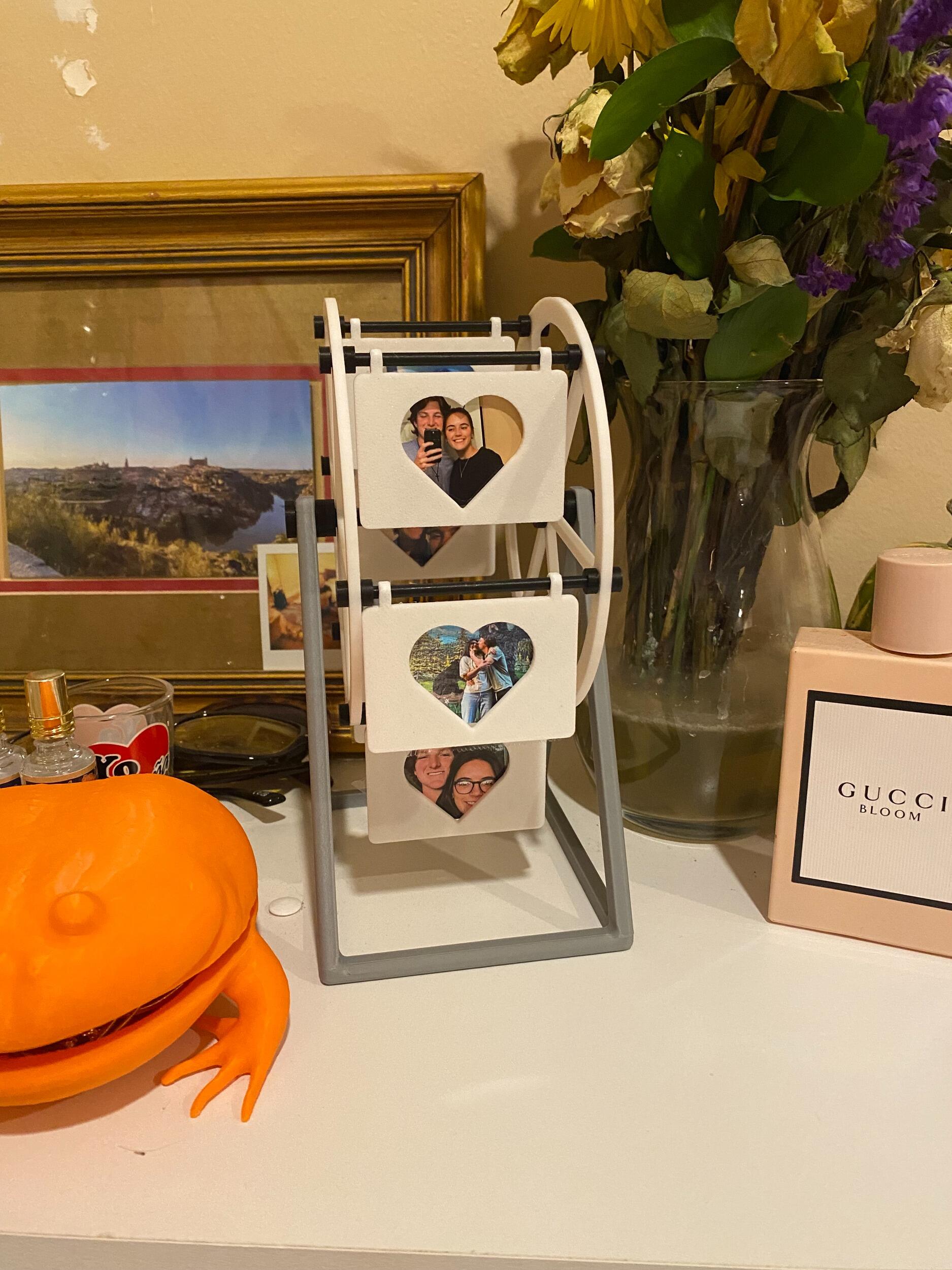 The ferris wheel of memories he made for me for our 6 month anniversary!