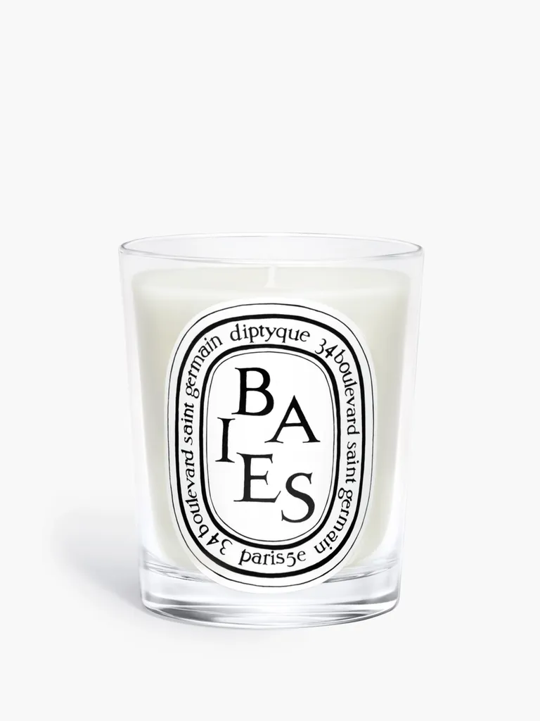 A luxury scented candle from Diptyque