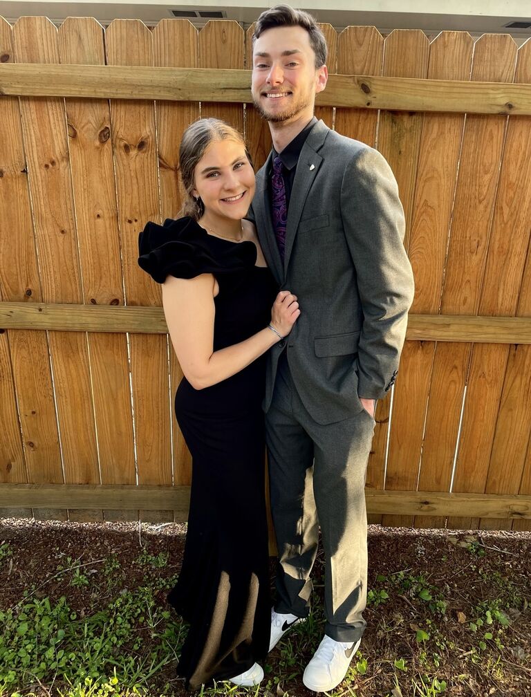 Senior Year Formal, our last school dance together :( 