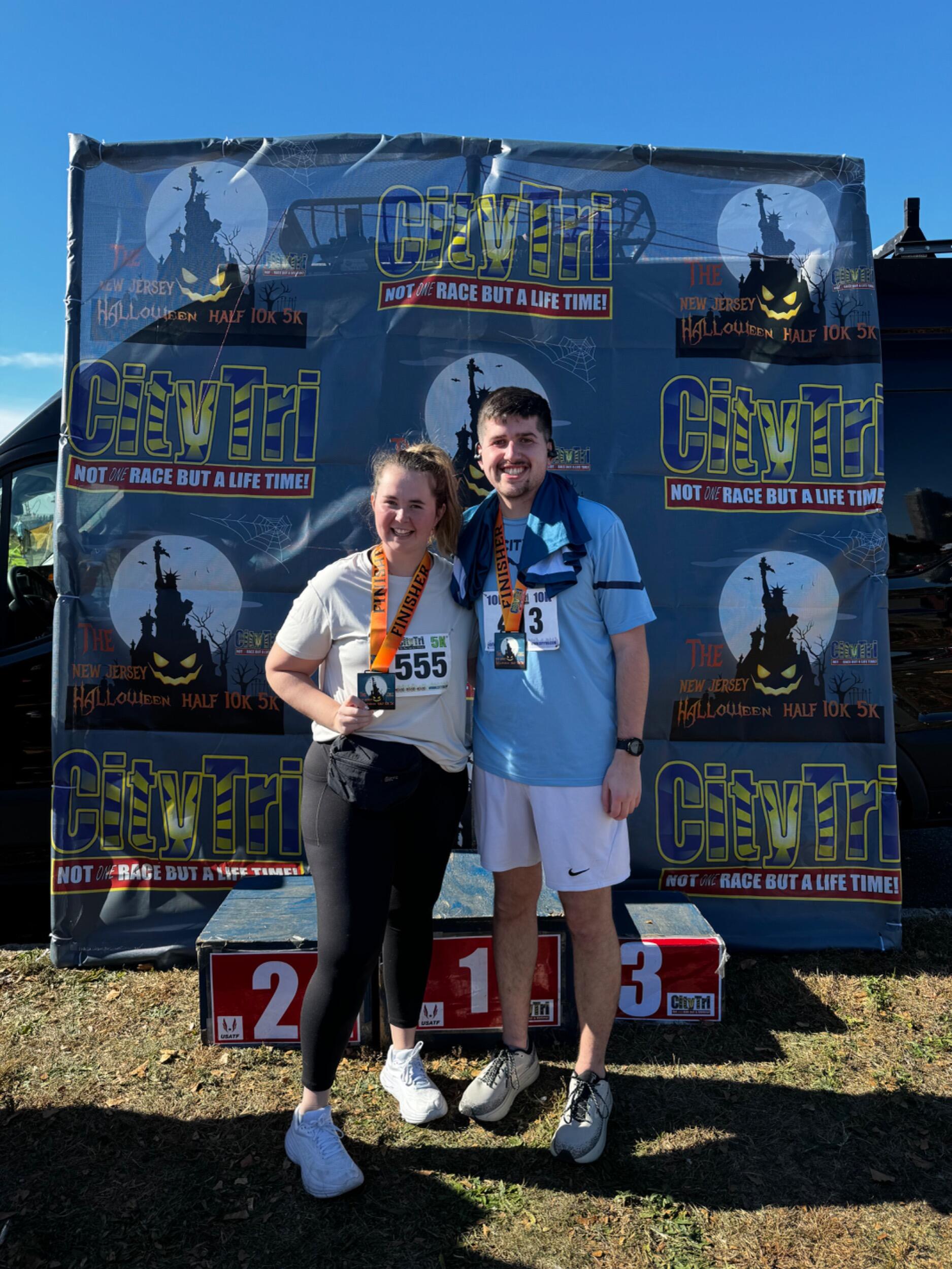 Victoria’s ran a 5k and Thomas’ crushed a 10k
