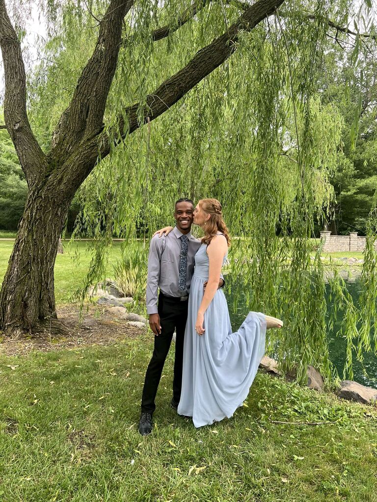 Colby became Michaela's date to every wedding that summer!