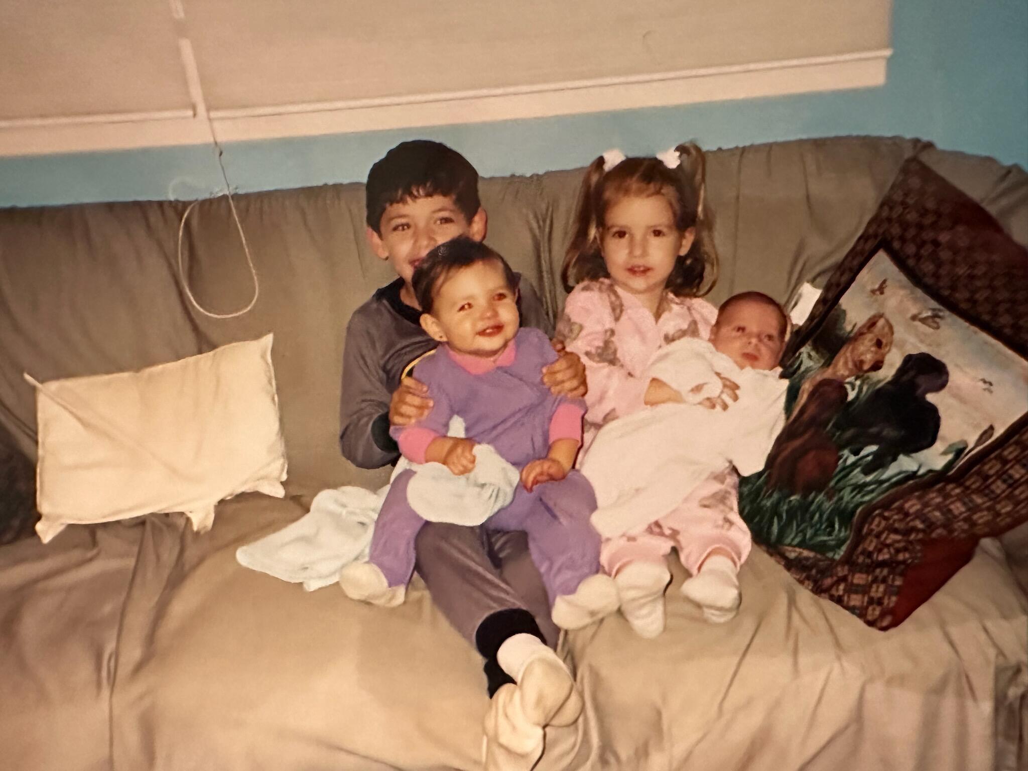 Lacey and Caleb’s fathers were friends in high school and they met not long after Caleb was born growing up together. 