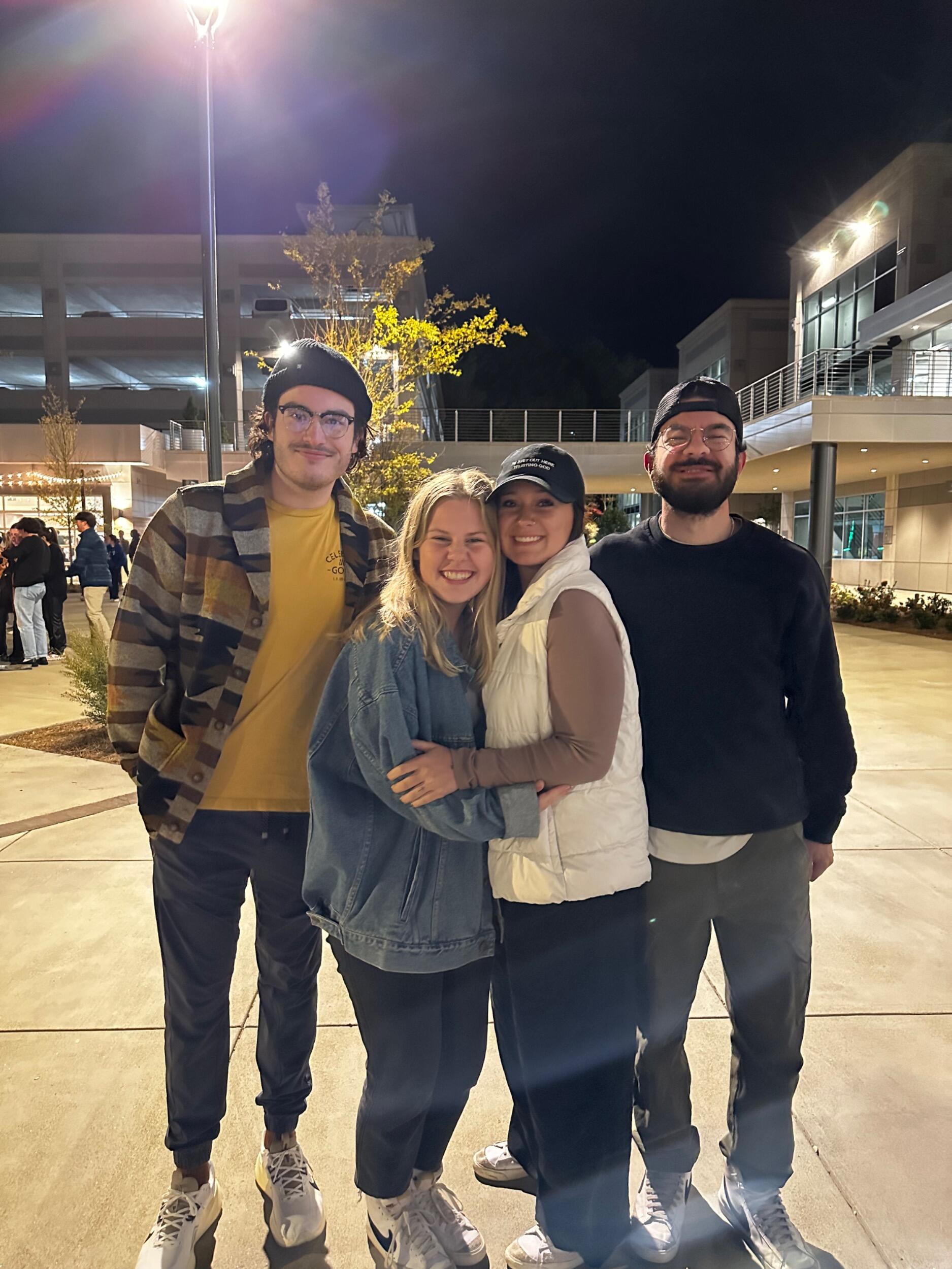 After many Waffle House meals and Buccee's trips, their friends quickly suspected they may like each other, although it was denied by both of them many times. 