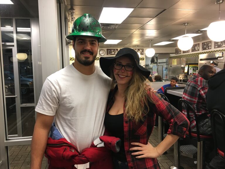 Halloween 2017 - our first photo together
