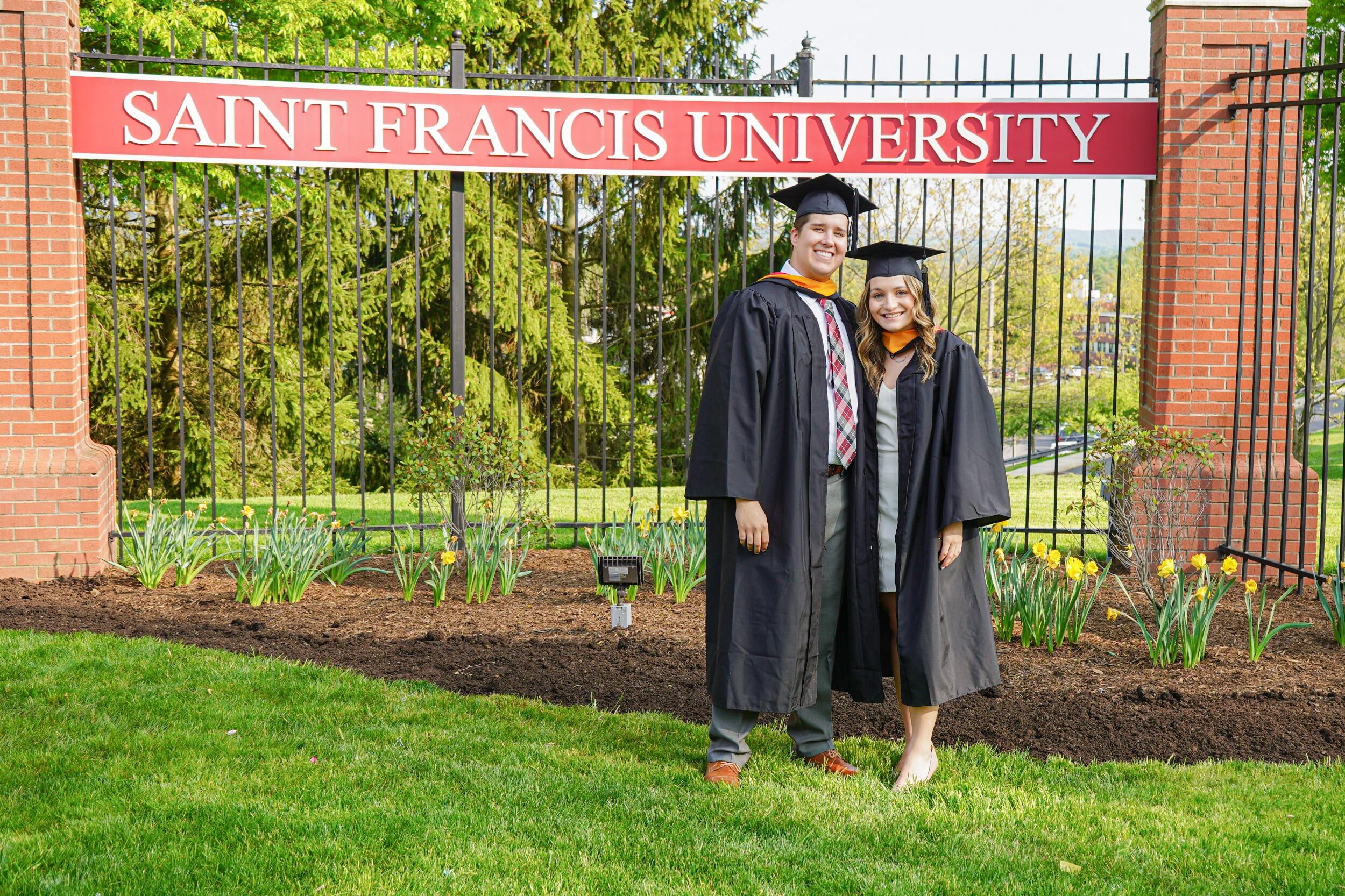 The day we graduated from college at Saint Francis University. Alex graduated with a degree in Interdisciplinary Healthcare Studies with minor in Psychological Studies and Public Health. Jenna graduated with a degree in Nursing.