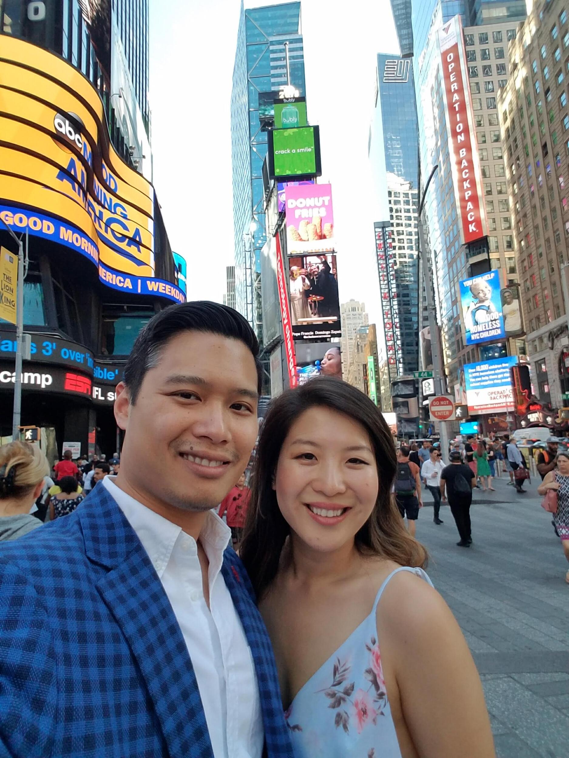 Aaron brought Cathy to New York to introduce her to his friends and show her around town for their first trip together.  She showcased her skills in an escape room and karaoke bar, earning a thumbs up from his judgmental friends.