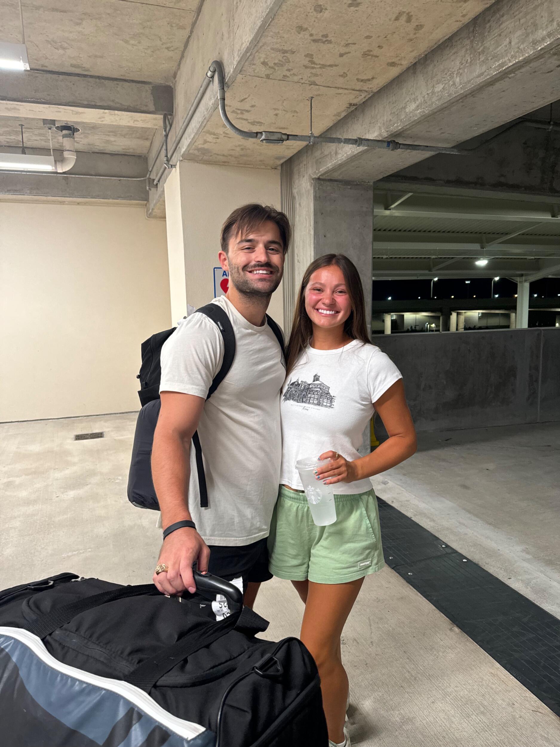 Reunited after 7 weeks apart!