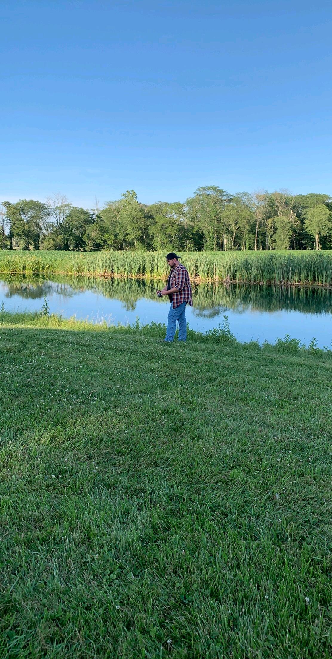 Took me fishing at his family's farm for our 3rd date