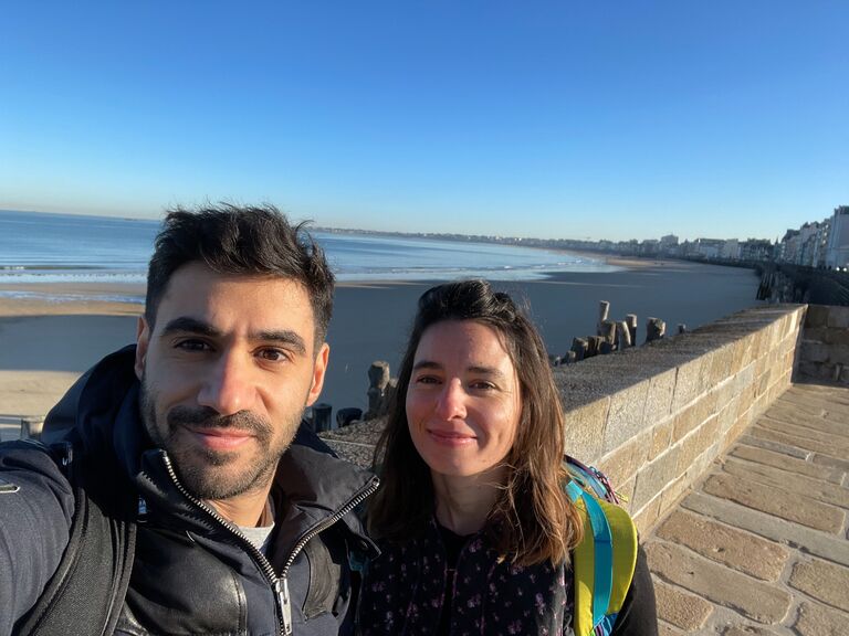 Nous à Saint Malo (week-end de la demande !)