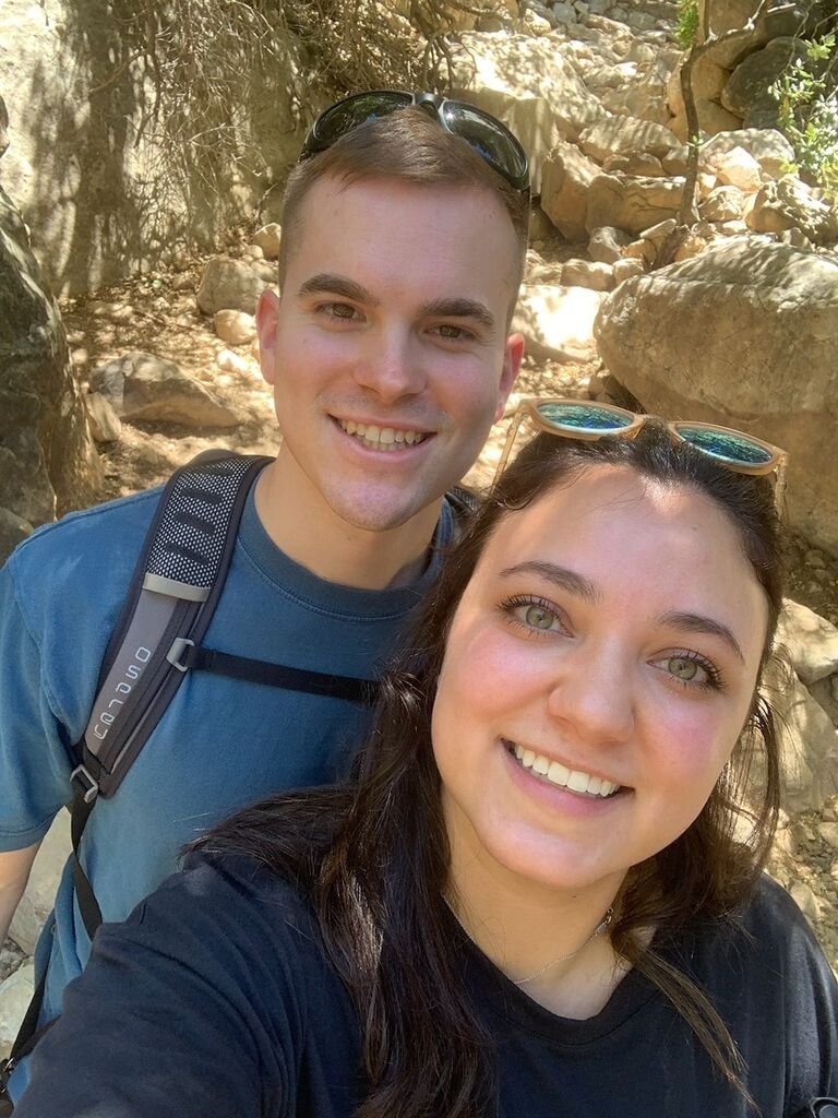 Austin talked Bailey into many hikes, which she absolutely loved...