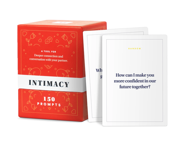 Conversation-Starter Card Deck from BestSelf for the best 12th wedding anniversary present