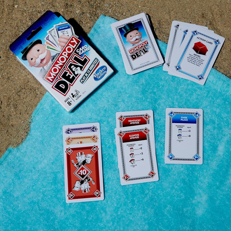 Monopoly card game for a gift on the go