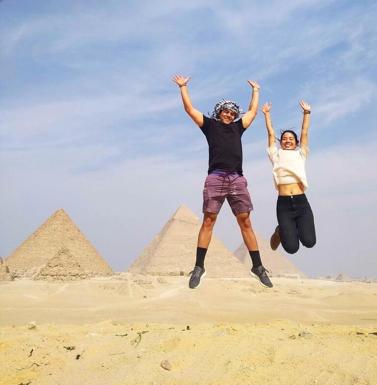 Kayee moved to Egypt, and Grant moved back to Joburg, and we started dating long-distance.