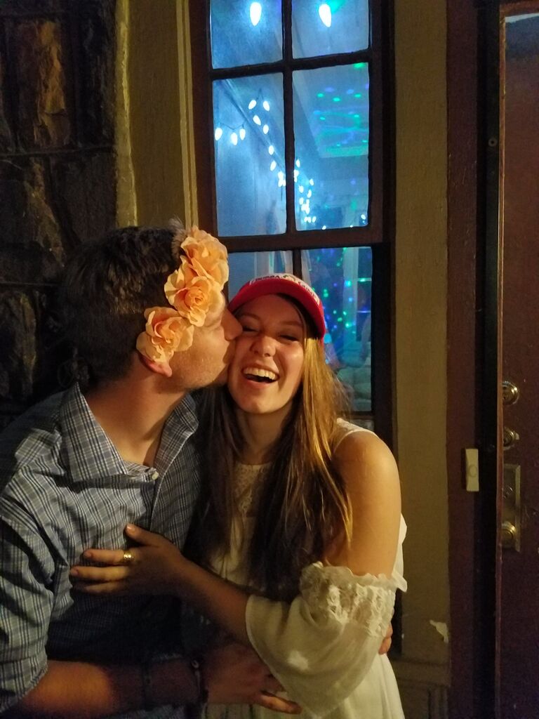 First Halloween, went together as Forrest Gump and Jenny