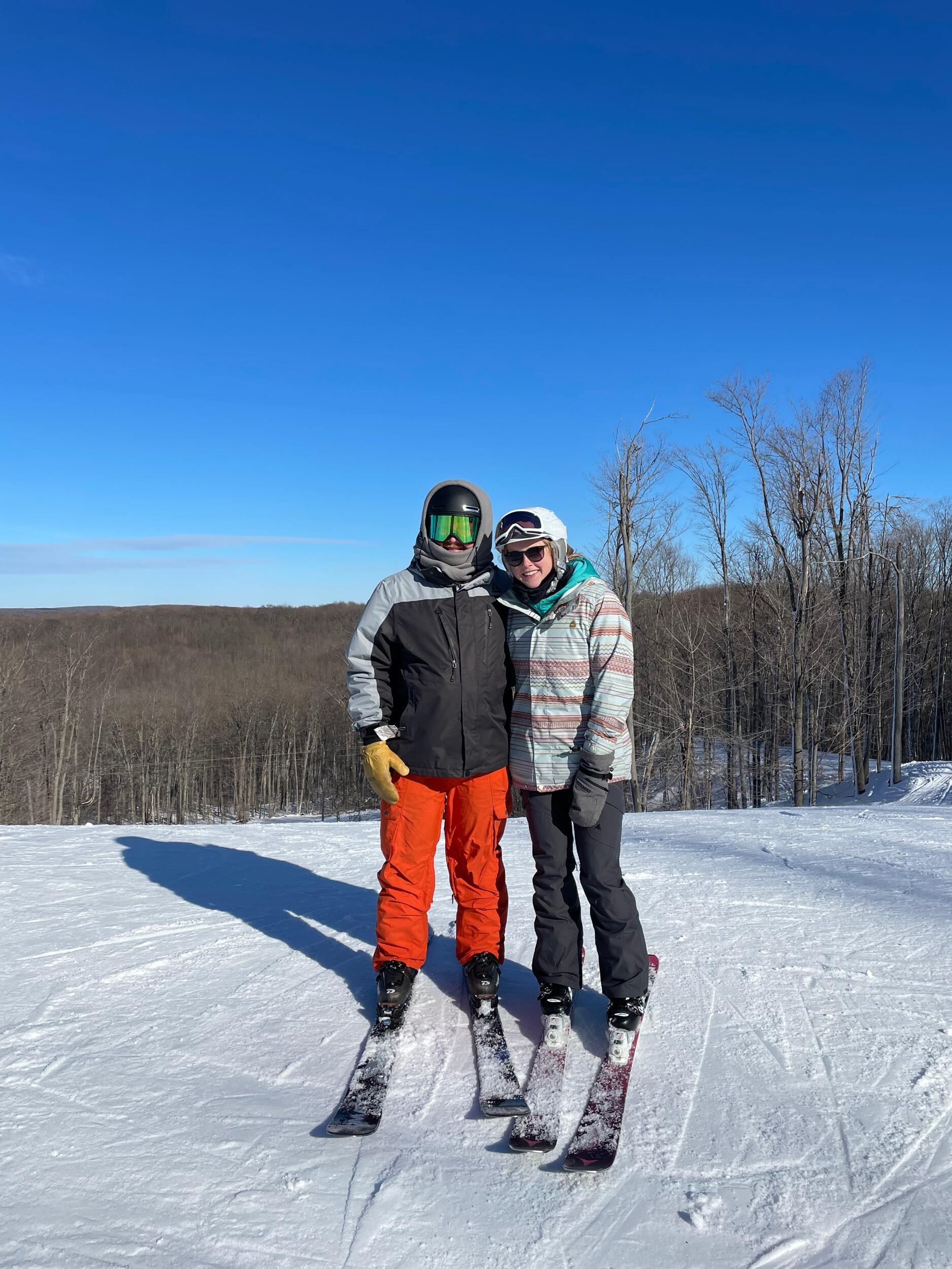 Skied together!