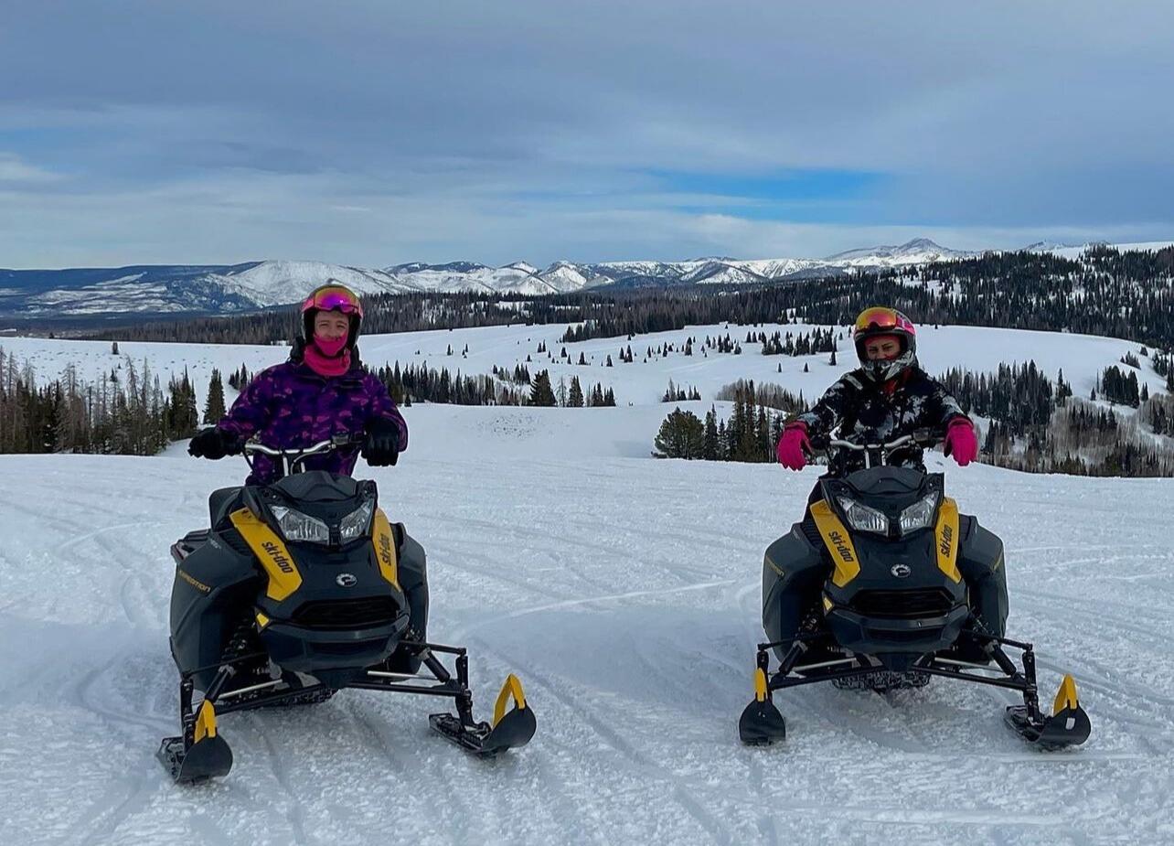 Snowmobile trip in Park City, UT. Don't ask Brian what happened when he tried to go off a jump in his snowmobile!