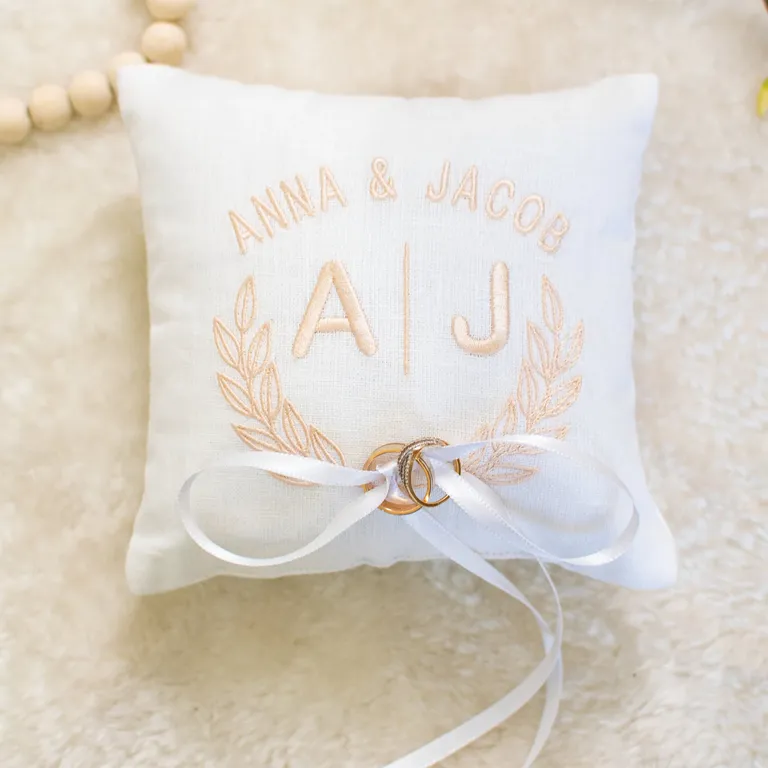 Girls Love A Monogram Wedding Gifts for Couples Unique for Couple -  Personalized Wedding Gift - Personalized Wedding Pillow - Personalized  Pillows