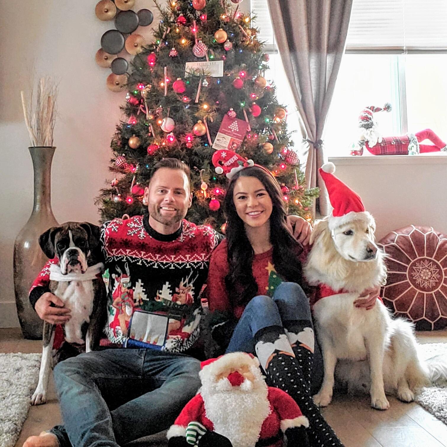 That later led to us spending our first Christmas together. Things got real after this...