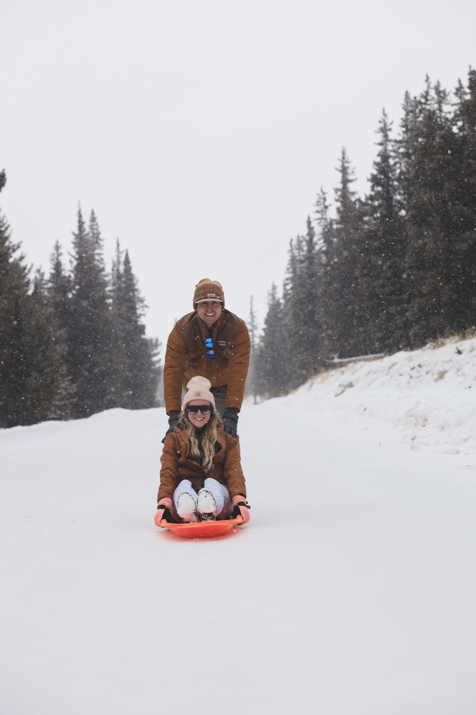 Fun in the snow storm