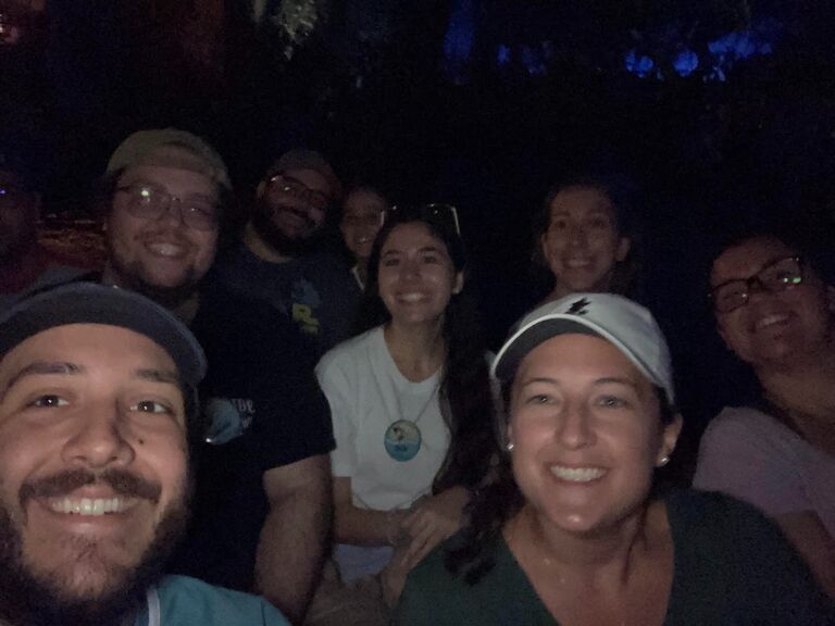 Disney World with some friends and family
