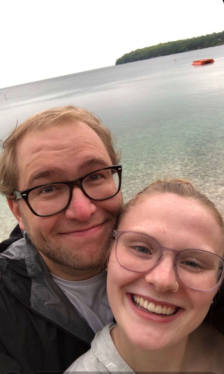 6 month anniversary celebrated on Washington Island.