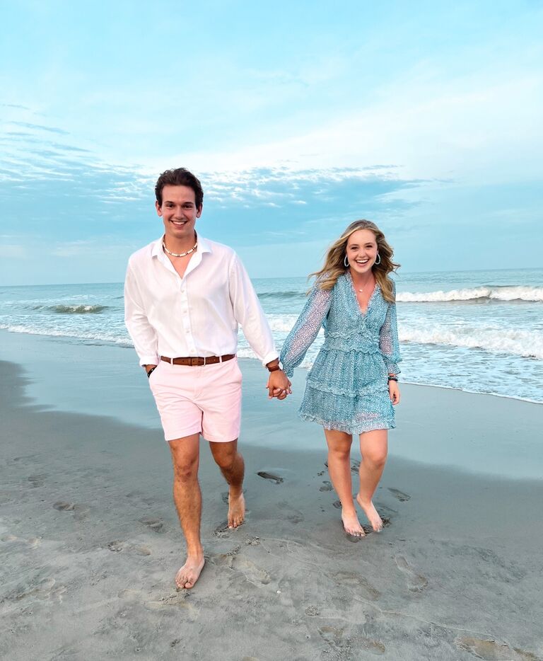 Our First Trip to the Beach with Kathryn's Family!