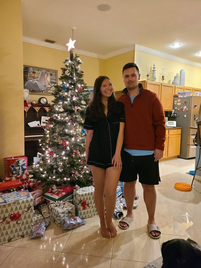 Our first Christmas together - Sarasota, FL