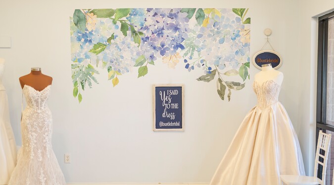 Bustle Bridal Gown and Accesories + Updated Prices - The Knot