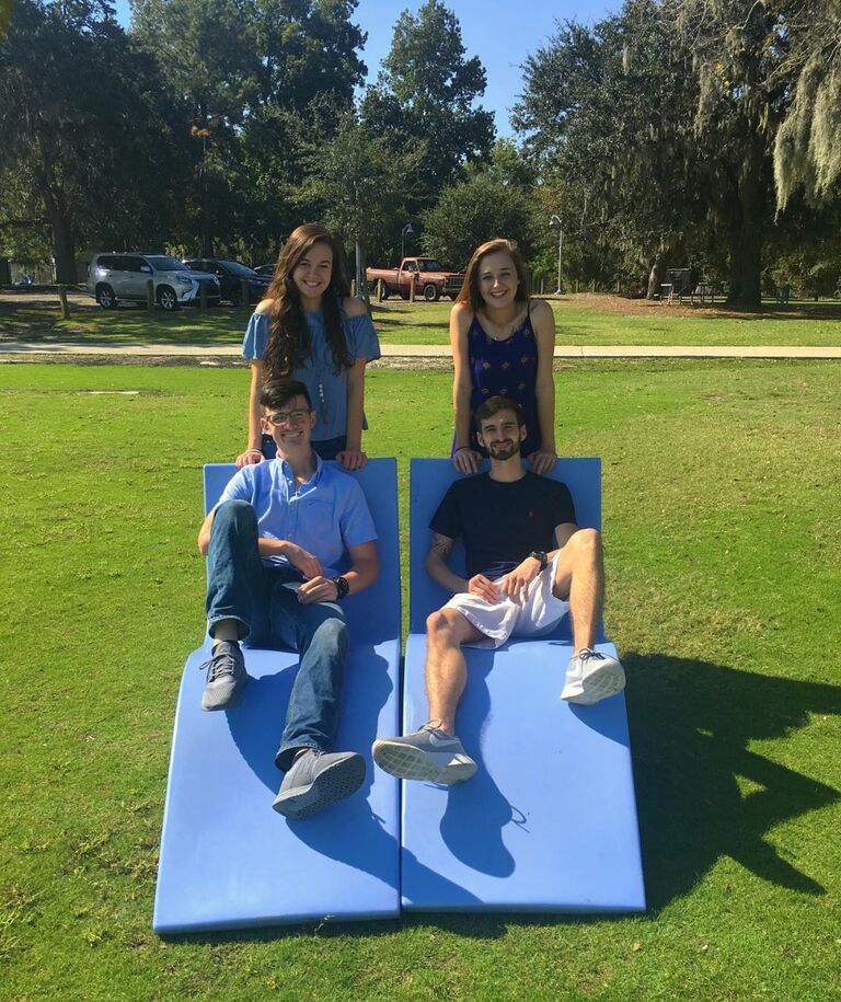 First double date with Frannie’s twin and her (then boyfriend) husband
