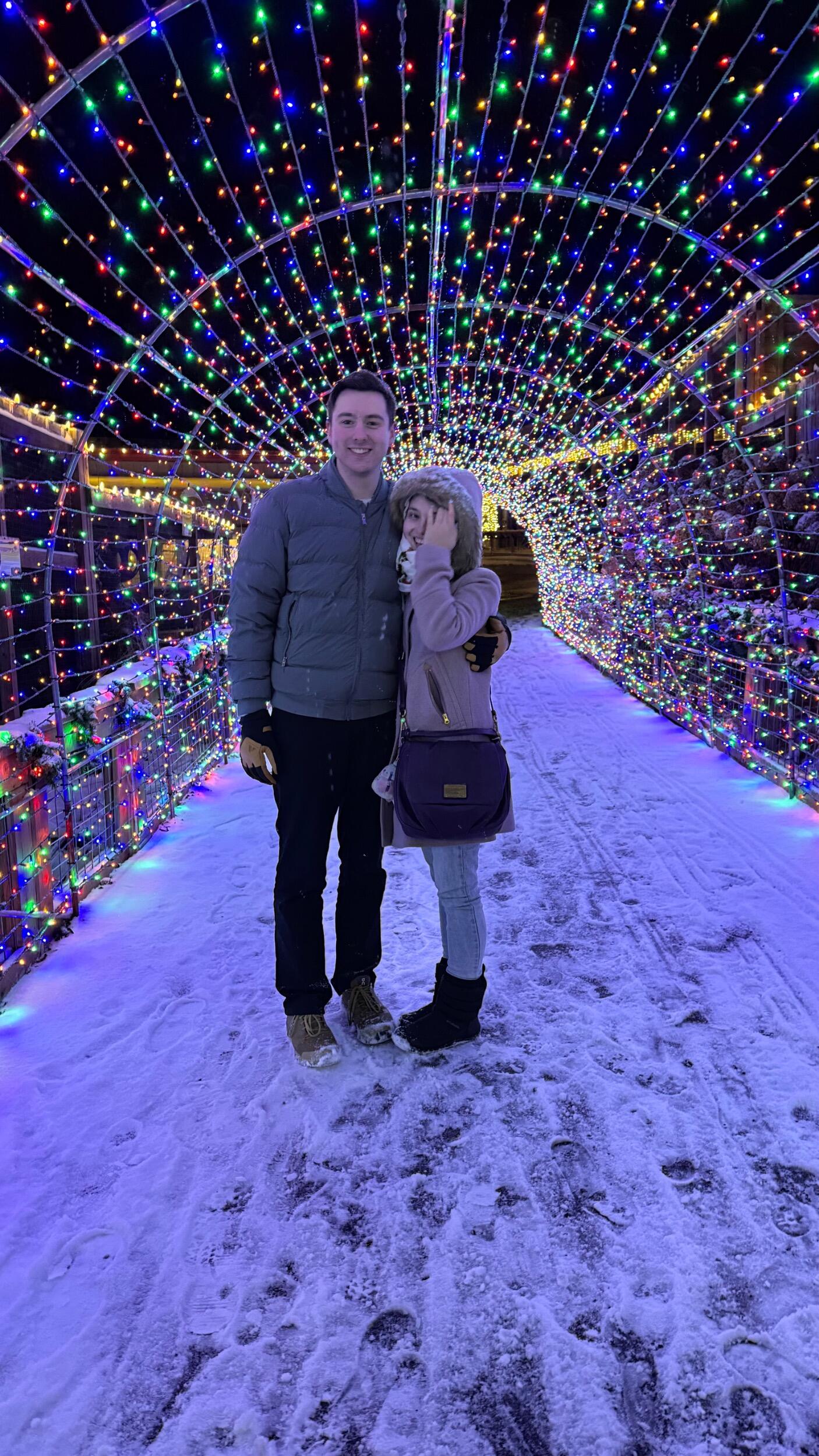 It was way too cold to visit an outdoor zoo but that didn’t stop us!