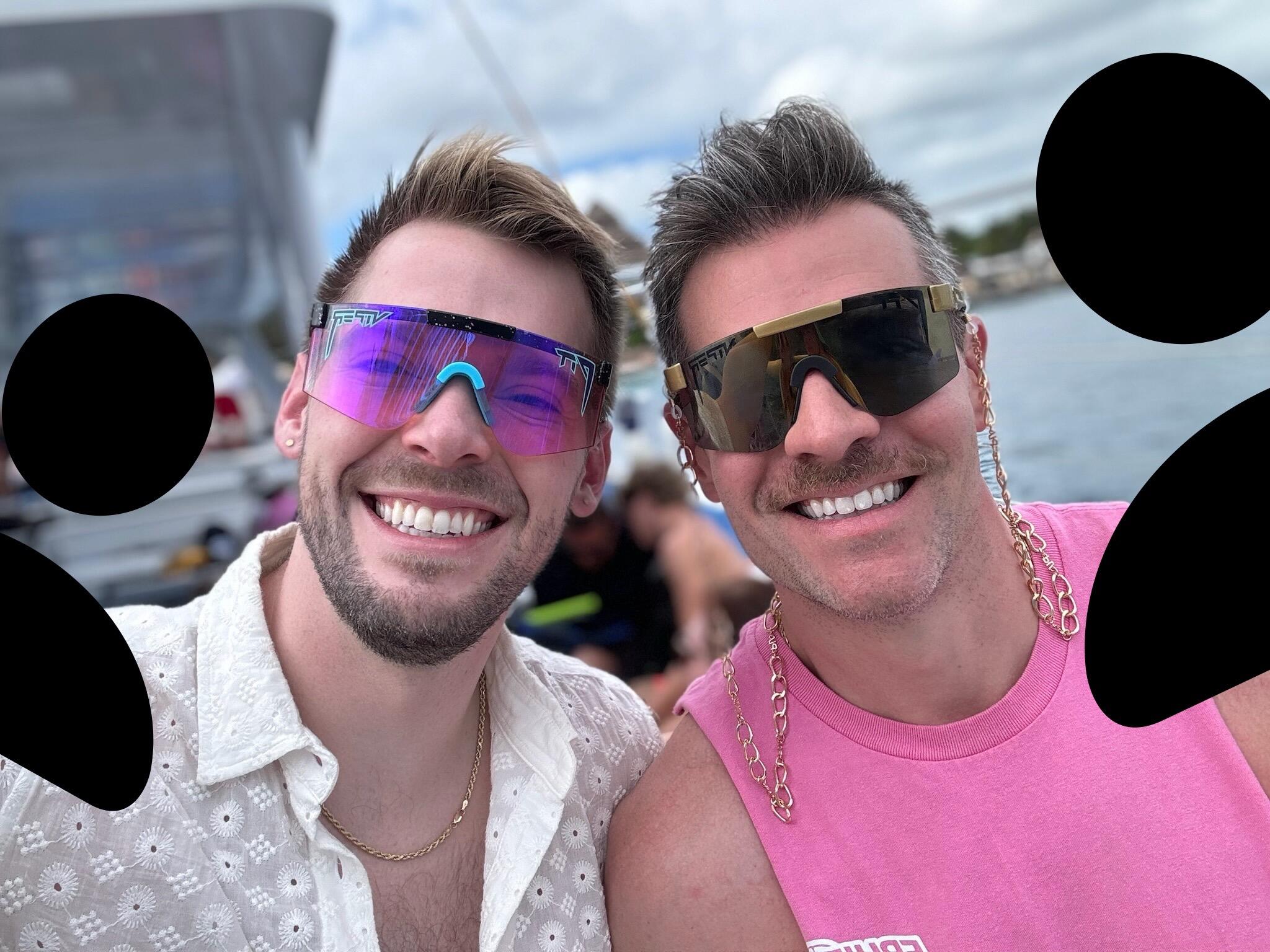 Our friends joining us for a HOT, GAY wedding cruise.

Pro Tip: Be there or be square