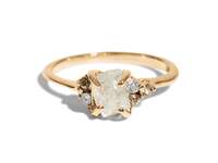 35 Raw Diamond Engagement Rings We Love