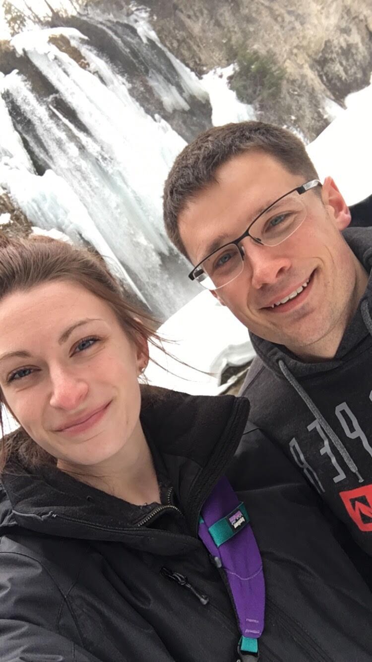 First official date to see the frozen falls in Spearfish Canyon.