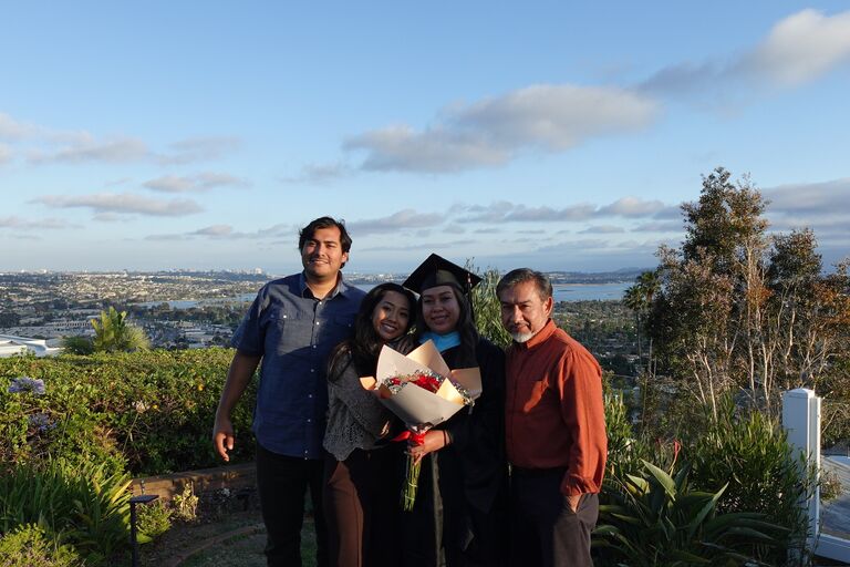 Isabella's Masters graduation