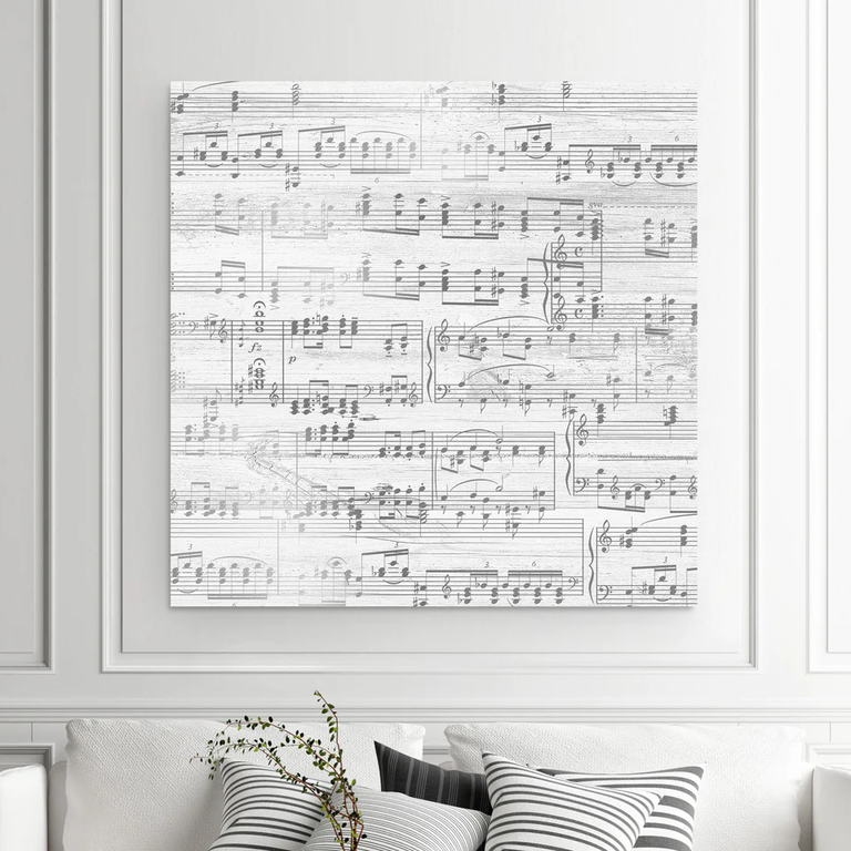 sheet music wall art for the best anniversary gift